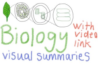 Biology YouTube videos with pdf summary sheets