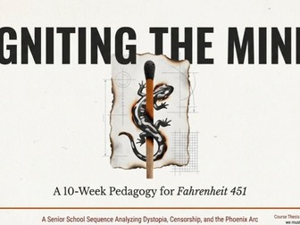 Fahrenheit 451 Ray Bradbury Full Teaching Unit Scheme of Work Assessment