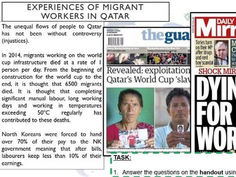 Migration - WJEC- Geography - New specification