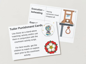 Tudor Crime & Punishment Activities