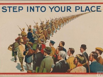 WW1 persuasive poster