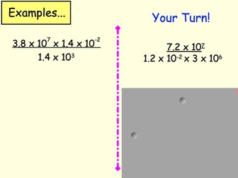 Standard Form: Multiplication and Division