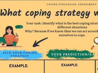 What coping strategy works best