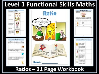 Ratio Workbook - Level 1 Maths Functional Skills