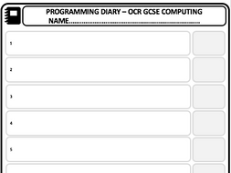 J276 Computer Science student diary