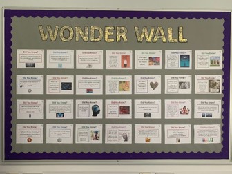 Psychology Display: Wonder Wall