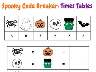 Halloween Times Tables