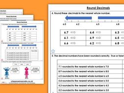 Rounding to the nearest 10, 100 and 1000 powerpoint picture