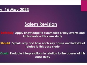 Witchcraze Salem Revision OCR Y312