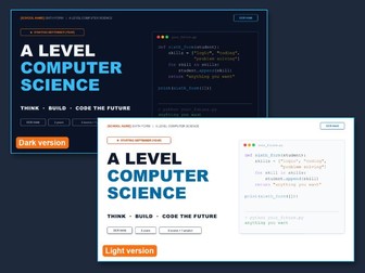 A Level Computer Science Open Evening Slides