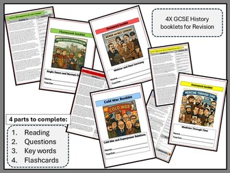 GCSE History Revision booklets