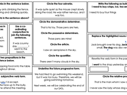 year 6 spag revision sheet by laurenwalters teaching resources