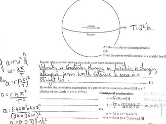 A-Level Physics Exam Questions with Solutions - Mechanics (Edexcel, AQA, OCR, Eduqas)