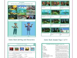 Friendship Activities Comic Book and Worksheet