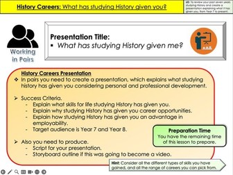 History Careers: What has studying History given you?