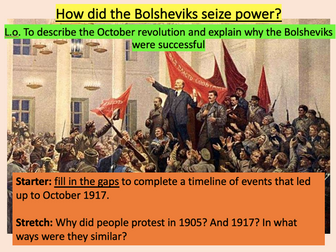 Russian revolution: October 1917