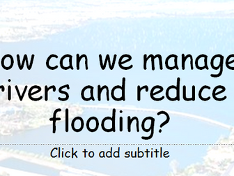 How can we manage rivers?