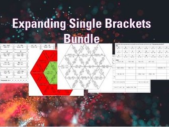Expanding Single Brackets - Activities Bundle