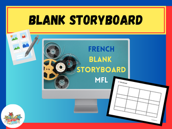 FRENCH Blank Storyboard