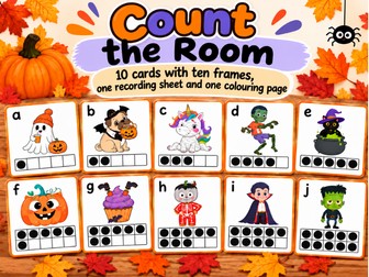 October/Halloween Count the Room Activity
