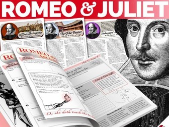 Romeo and Juliet Complete Teaching Unit | Colorful & Editable Workbooks