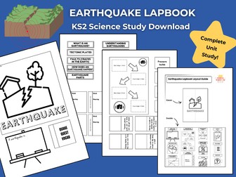 Earthquake KS2 Science Activities | Lapbook