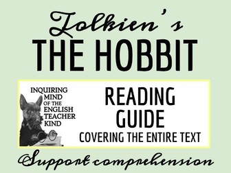 The Hobbit by Tolkien: Comprehensive Reading Guide / Study Guide