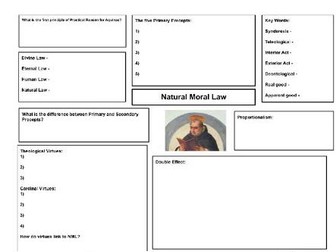 Revision Lesson Natural Moral Law