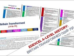 Transformed By Time And History >> Edexcel History A Level Britain Transformed 1918 1997 By Transformed By Time And History >> Edexcel History A Level Britain Transformed 1918 1997 By