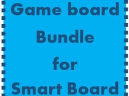 Vocabulary Game boards for Smartboard Bundle