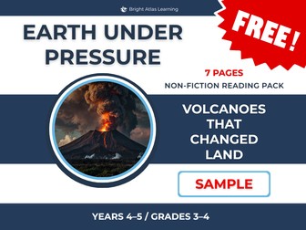 Volcanoes Free Sampler | KS2 Non-Fiction