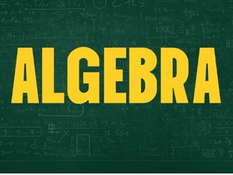 Algebra I (Variables/Equations)