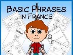 French Polite Phrases Vocabulary Sheets and Printables