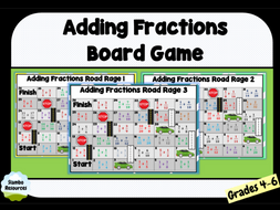 Adding Fractions Board Game | Teaching Resources