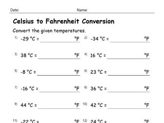 Geometry & Measurement Worksheets