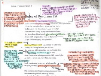 GCSE english literature eduqas poetry notes with context