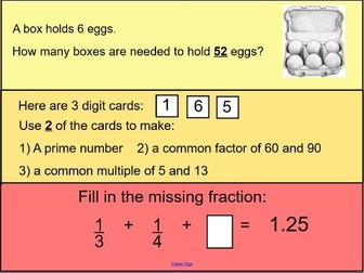 Year 5/6 Maths SATs style revision questions on SMART notebook. Based on White Rose Scheme