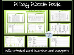 Pi Day Puzzle Pack by Krazikas | Teaching Resources