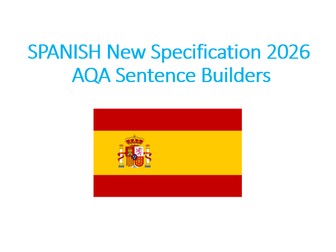 SPANISH NEW SPEC 2026 AQA SENTENCE BUILDER 5. Festivals