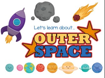 Kindergarten Worksheets Outer Space Workbook
