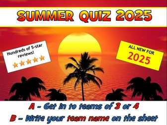 2025 - End of Year Quiz