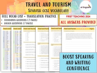 GCSE Spanish Revision: Travel and Tourism