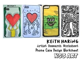 KS3 Art Keith Haring 2 Worksheets