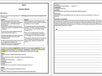 AQA Spec A GCSE (8062) RS Year 10 Homework Booklets