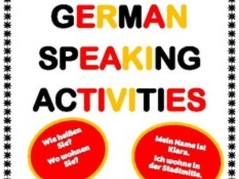 German Speaking Activities - Section 1