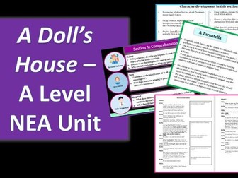 A Doll's House - A Level NEA SOW 2024