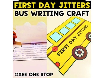 First Day Jitters Book Back to School