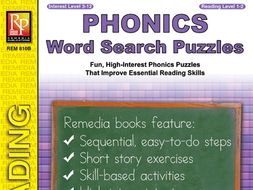 Phonics Word Search Puzzles
