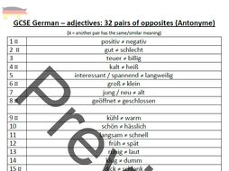 Gcse German Revision 