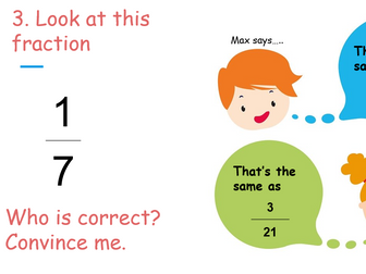 Equivalent factors using multiplication and division facts - Mastery Questions